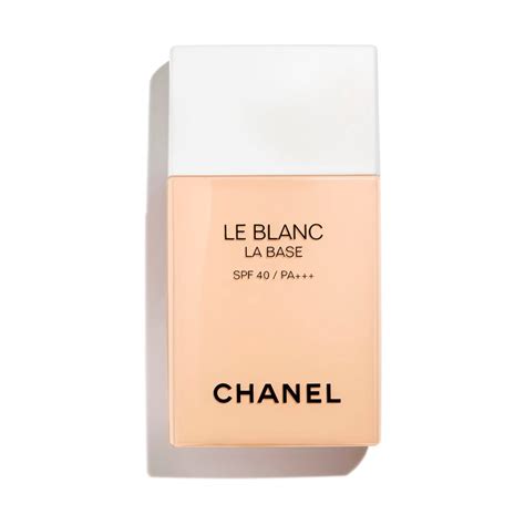 chanel le blanc correcting brightening makeup base|LE BLANC LA BASE .